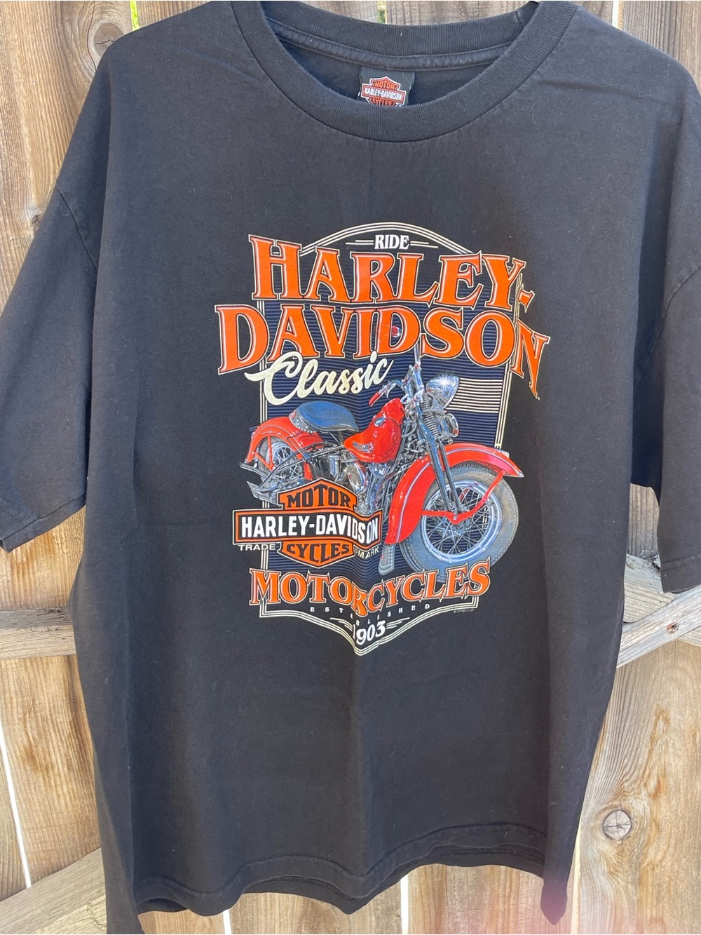 Harley-Davidson Mt. Rainier Seattle Washington Graphic T-Shirt Men’s Size XL